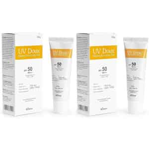 Brinton Uv Doux Face & Body Sunscreen Gel With Spf 50 Pa+++ | Matte Finish - 100g | 2 Packs