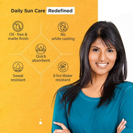 Brinton Uv Doux Face & Body Sunscreen Gel With Spf 50 Pa+++ | Matte Finish - 100G | 2 Packs