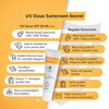 Brinton Uv Doux Face & Body Sunscreen Gel With Spf 50 Pa+++ | Matte Finish - 100G | 2 Packs