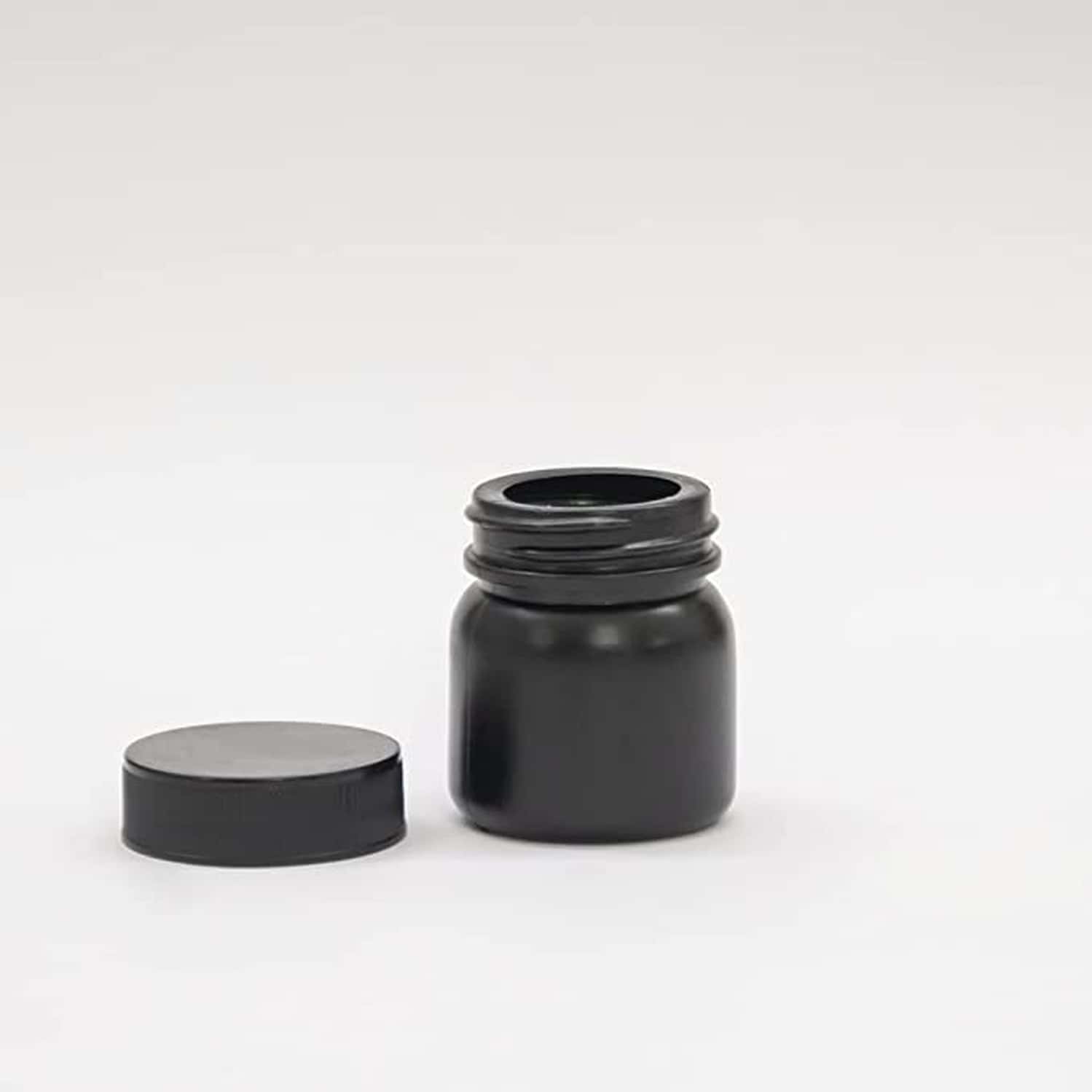 Patco - 30ml Black Hdpe Empty Bottle For Capsules & Tablets - For Ayurvedic Powder Storage (50 Pcs)