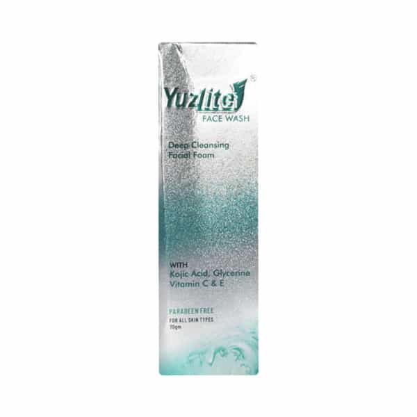 Yuzlite Deep Cleansing Facial Foam | Paraben Free | For All Skin Types | Face Wash | 70 Gm
