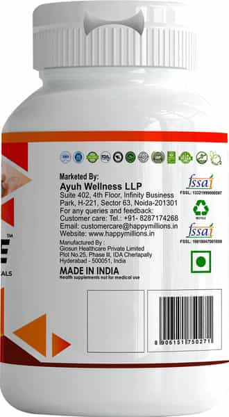 Happy Millions Glucopause (60 Veg Tablets)
