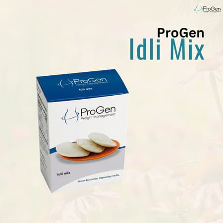 Progen Idli Mix | 15 G Of High Biological Value Protein Per Meal | Pack Of 7 | 105 Gm
