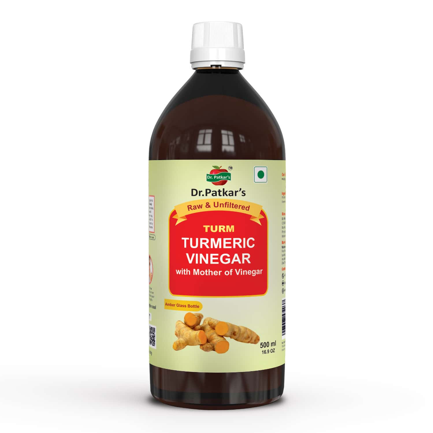 Dr. Patkar'S Turmeric Vinear With Mother 1000 Ml