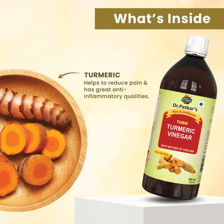 Dr. Patkar'S Turmeric Vinear With Mother 1000 Ml