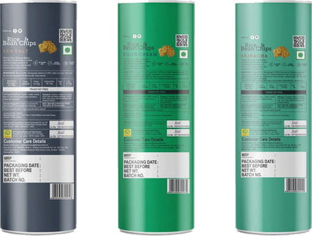 The Harvest Bowl Rice & Bean Chips - Sriracha | Sea Salt | Sour Cream - 120 Gmx3 - (Pack Of 3)