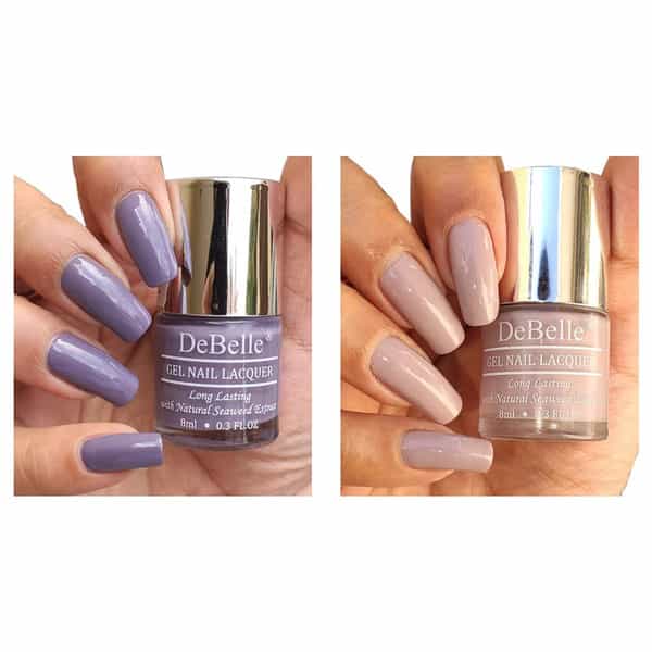 Debelle Gel Nail Polish Gift Set Of 2 Viola Dew | Vintage Frost16ml (8Ml Each)