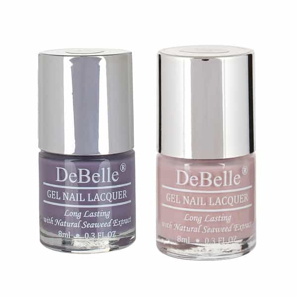 Debelle Gel Nail Polish Gift Set Of 2 Viola Dew | Vintage Frost16ml (8Ml Each)