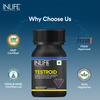 Inlife Testroid Testosterone For Men With Zinc Monomethionine Magnesium Aspartate - 60 Veg Capsules