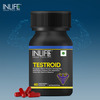 Inlife Testroid Testosterone For Men With Zinc Monomethionine Magnesium Aspartate - 60 Veg Capsules