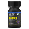 Inlife Testroid Testosterone For Men With Zinc Monomethionine Magnesium Aspartate - 60 Veg Capsules