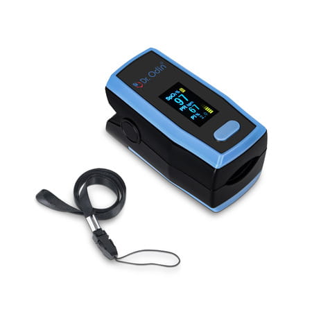 Dr. Odin A330n Pulse Oximeter With Quick Heart Rate And Oxygen Monitoring (Black & Blue) 1 No'S