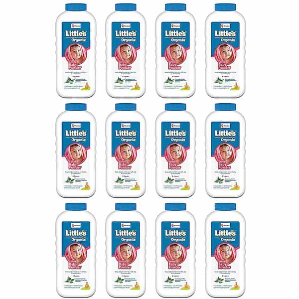 Little's Organix Gentle Baby Powder I Free From Parabens & Phthalates 400G White X Pack Of 12