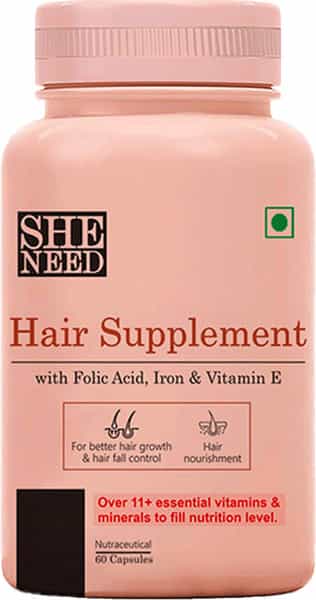 Sheneed Hair Supplement With 11+Nutrients-60 Capsules