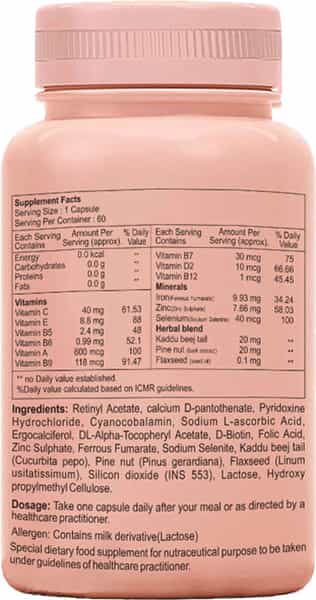 Sheneed Hair Supplement With 11+Nutrients-60 Capsules