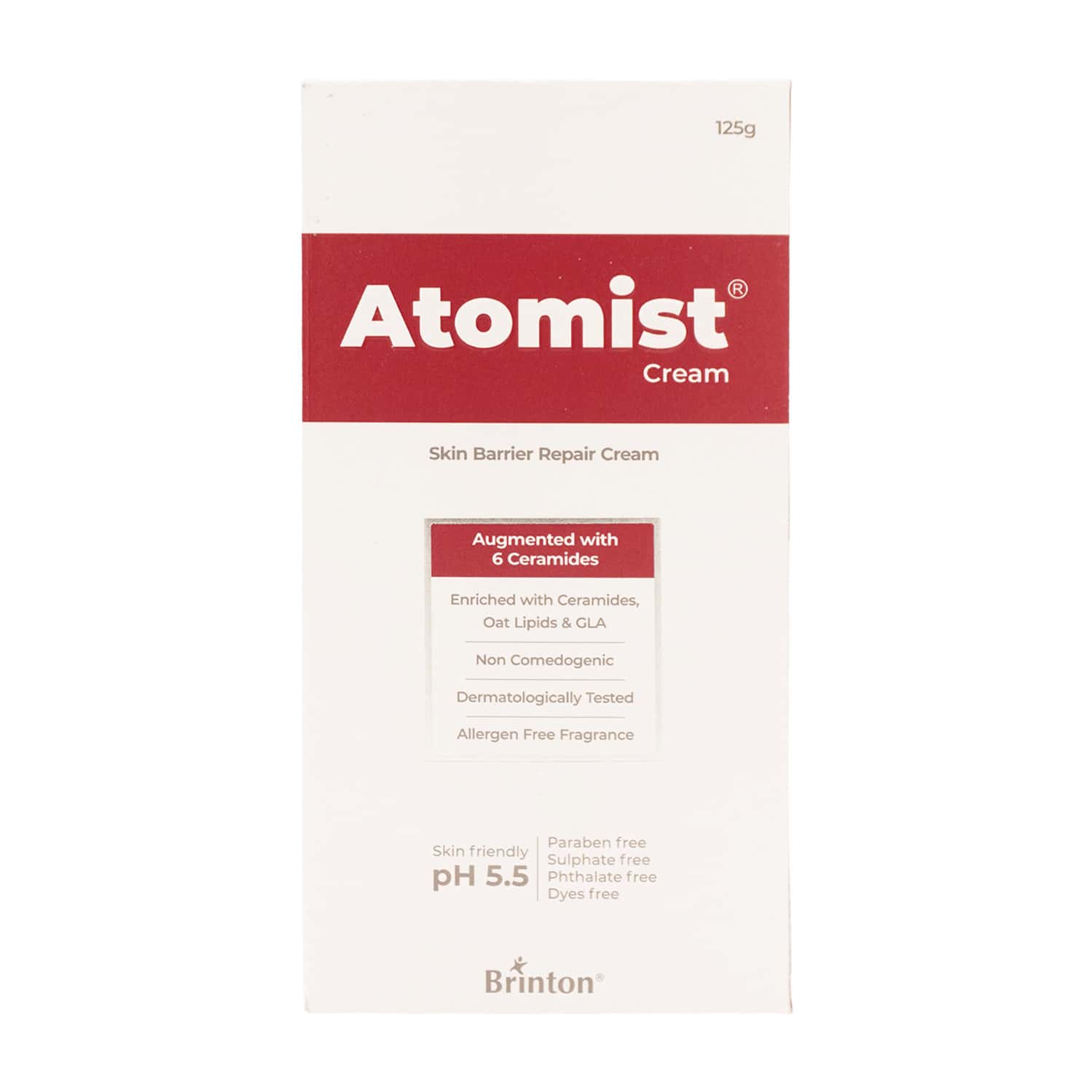 Brinton Atomist Skin Barrier Repair Cream For Dry And Itchy Skin -125g