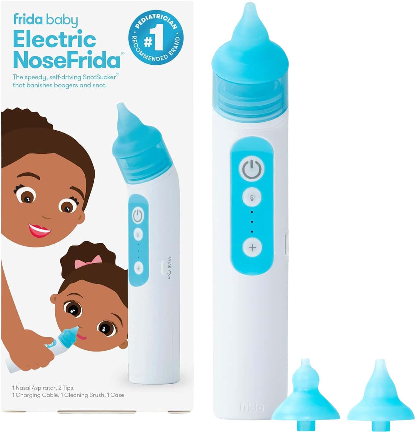 Frida Baby Electric Nosefrida Nasal Aspirator Baby Electric Nasal Cleaner 1 Count