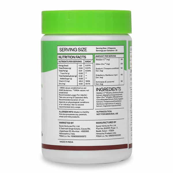 Oziva Wellness Combo: Bettr.iron+ Capsules (60 No) & Bettr.c+ Capsules (60 No)