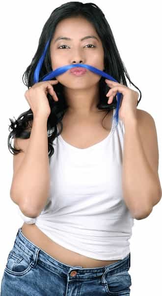 Streak Street Palantinate Blue Bonnet Straight Clip-On Strands