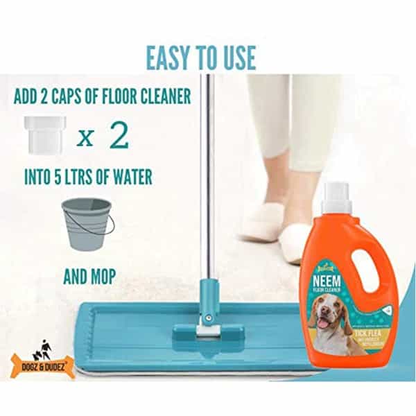 Dogz & Dudez Neem Floor Cleaner For Home And Kennel 200 Ml