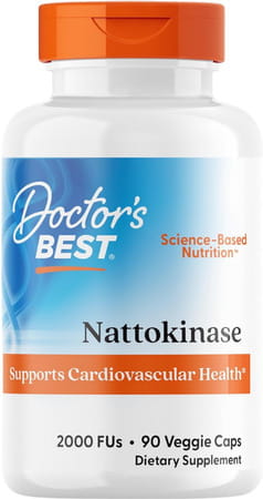 Doctor's Best Nattokinase | 2000 Fus | Supports Cardiovascular Health | Non-Gmo | Vegan - 90 Caps
