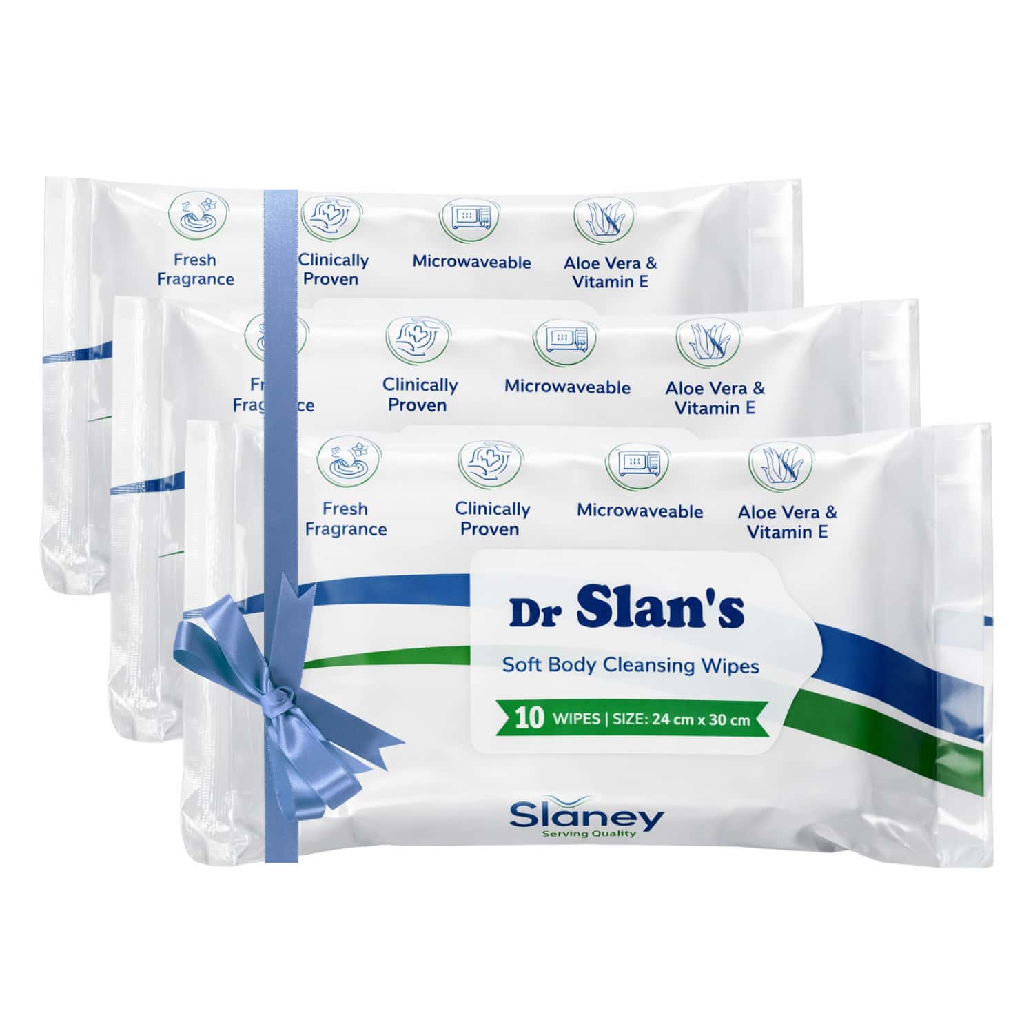 Slaney Dr Slan Body Cleansing | 10 Wipes (pack Of 3)