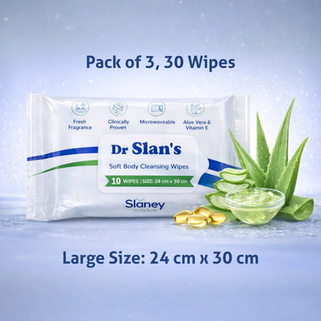Slaney Dr Slan Body Cleansing | 10 Wipes (Pack Of 3)