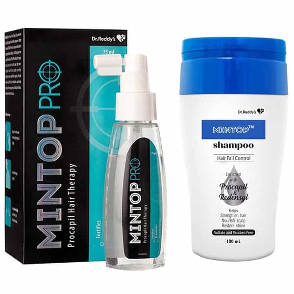Mintop Pro Serum With Procapil Hair Therapy 75 Ml And Shampoo For Hair Fall Control 100 Ml