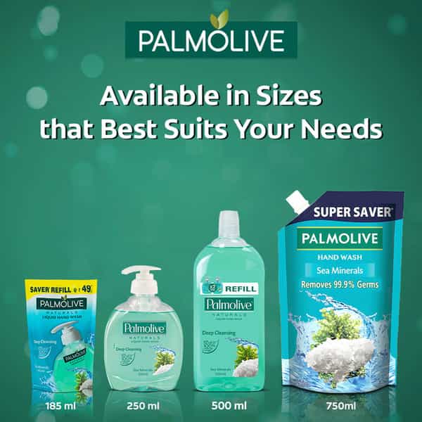 Palmolive Naturals Sea Minerals Liquid Hand Wash Refill Pack - 750 Ml