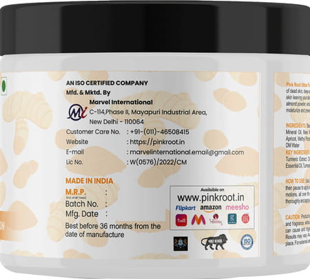 Pink Root Ubtan Face & Body Scrub 100gm