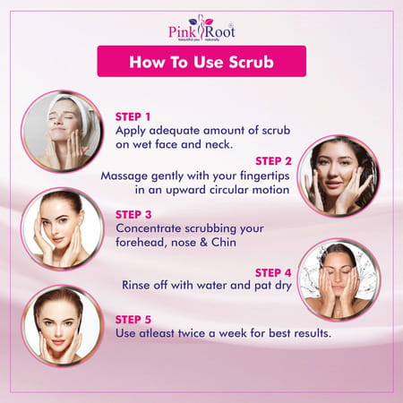 Pink Root Ubtan Face & Body Scrub 100gm