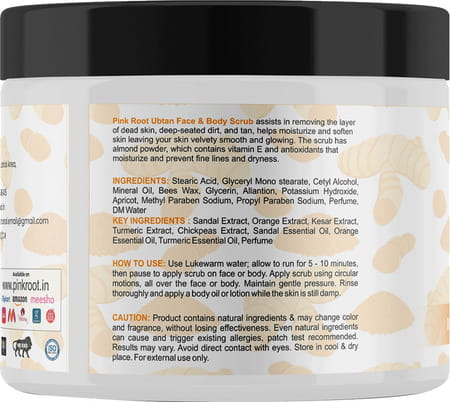 Pink Root Ubtan Face & Body Scrub 100gm