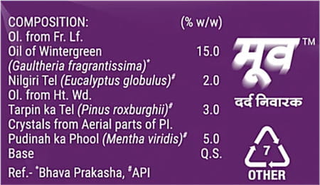 Sun Pharma Moov Cream 4 G