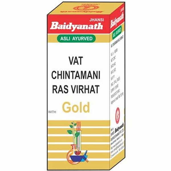 Baidyanath Vatchintamani Ras (Brihat) | Gold & Pearls | Bottle | Tablets | 25 No's