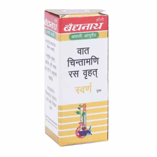 Baidyanath Vatchintamani Ras (Brihat) | Gold & Pearls | Bottle | Tablets | 25 No's