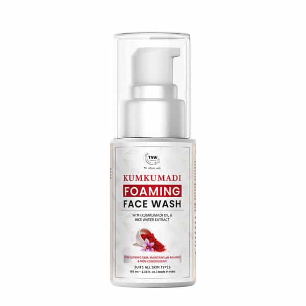 Tnw The Natural Wash Kumkumadi Foaming Face Wash|Glowing Skin|Kumkumadi Oil & Rice Water Extract