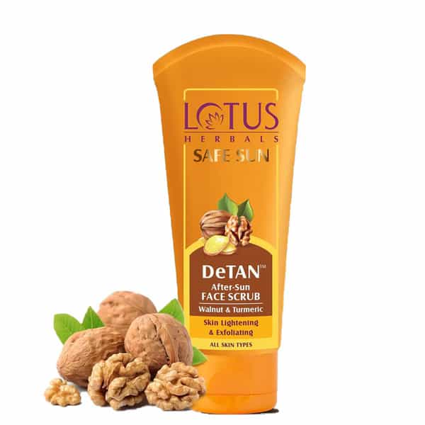 Lotus Herbals Safe Sun Detan After-Sun Face Scrub 100 G