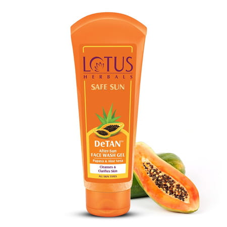 Lotus Herbals Safe Sun Detan After-Sun Face Scrub 100 G