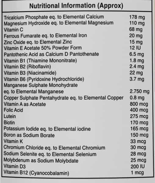 Purefoods - Multivitamin For Women For Everyday Health (60 Tablets)