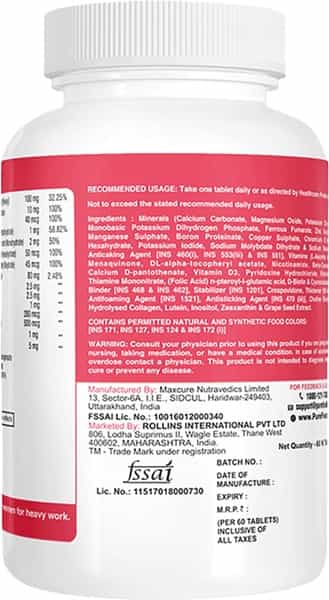 Purefoods - Multivitamin For Women For Everyday Health (60 Tablets)