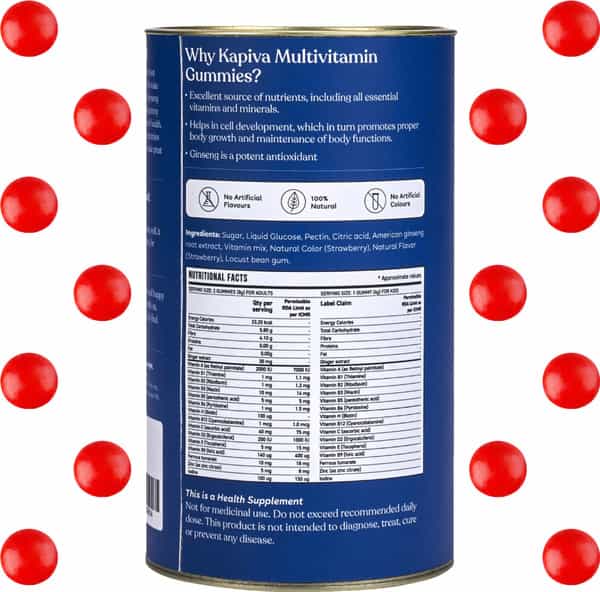 Kapiva Multivitamin Gummies With Vitamins And Minerals | Ayurveda For Kids And Adults - 30 Gummies
