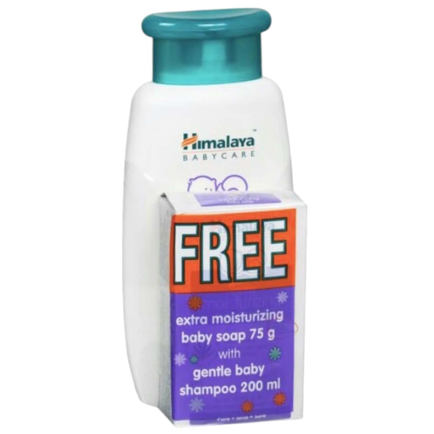 Himalaya Gentle Baby | Mild No Tears | Shampoo | 200 Ml | Free Gentle Baby Soap 75 Gm