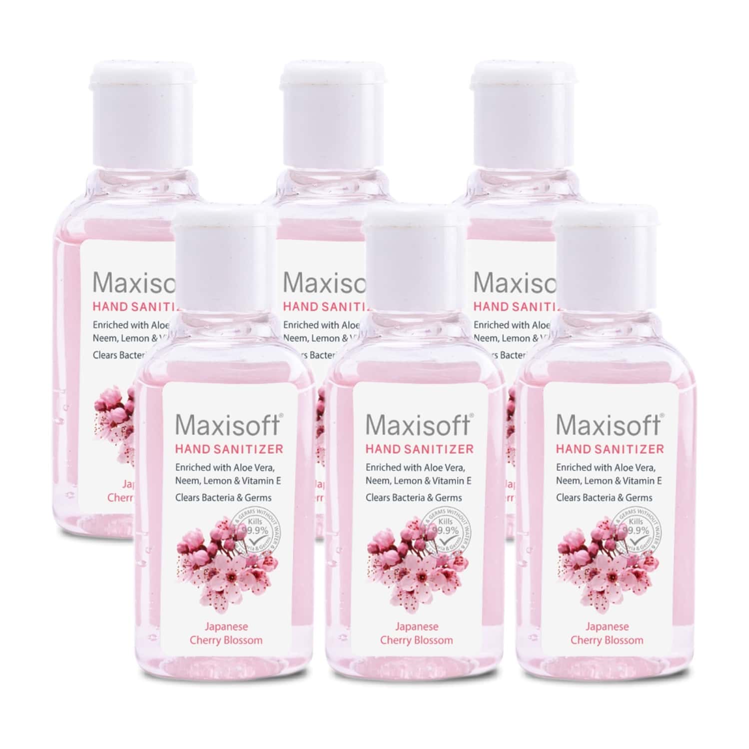 Buy MAXISOFT HAND SANITIZER GEL (JAPANESE CHERRY BLOSSOM) (60 ML PACK