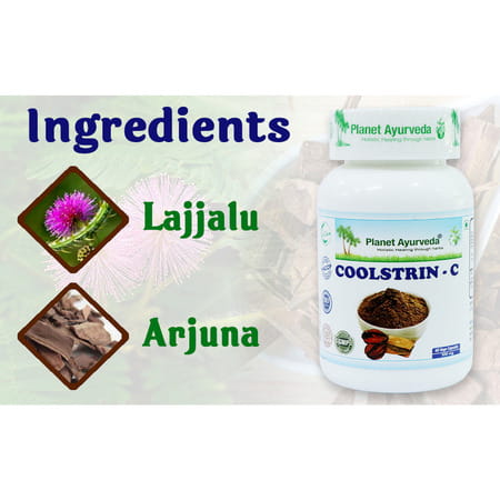 Planet Ayurveda Coolstrin C Capsules - 60 Capsules