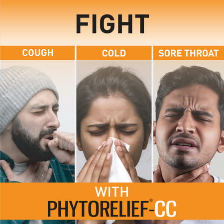 Phytorelief-Cc - Helpful In Boosting Immunity | Cough | Cold And Sore Throat | Pack Of 5