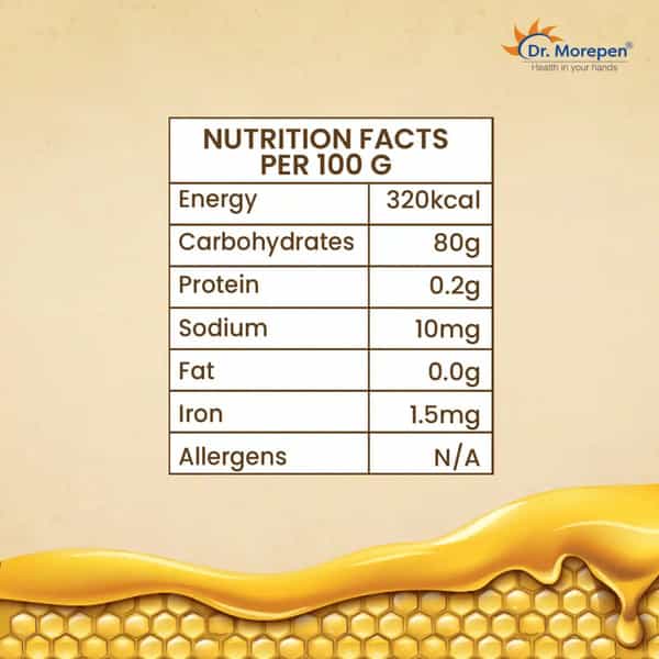 Dr. Morepen 100% Pure Organic Honey Nmr Tested - 250Gm