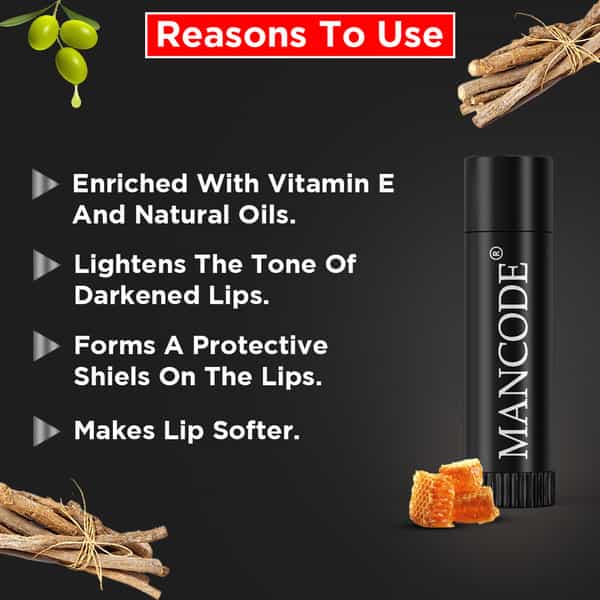 Mancode Lightening Lip Balm | 4.5Gm