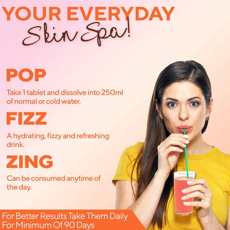Buy ZINGAVITA SMILY SKIN WITH GLUTATHIONE HYALURONIC ACID SUGAR FREE 20 FIZZY TABLET Online & Get Upto 60% OFF at PharmEasy