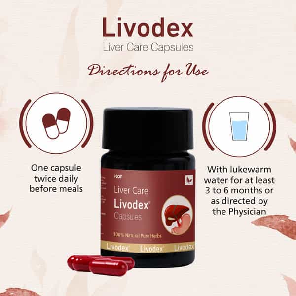 Livodex Capsules 10 Caps | Liver Health Supplement | Detox Liver (Pack Of 1)