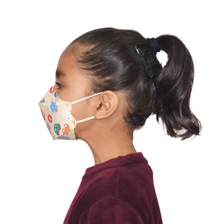 Advind Healthcare Smog Guard N95 Kids Mask Without Valve (4-12 Years Kids) - Car Print Pack Of 3